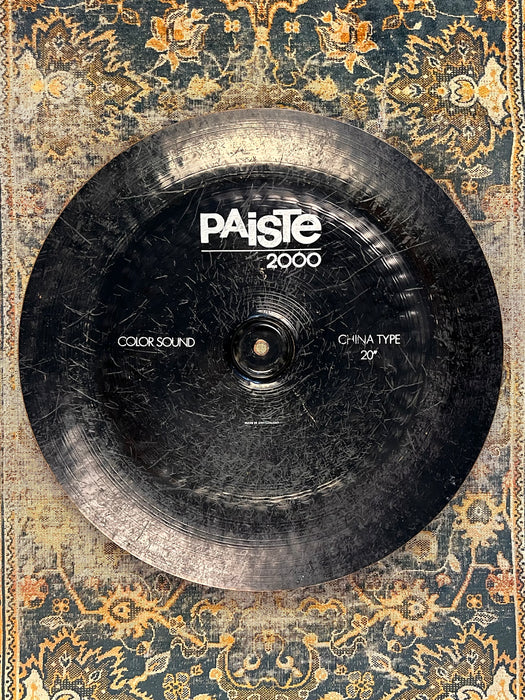 ORIGINAL Paiste 2000 COLORSOUND CHINA 20” 1788 g Bozzio