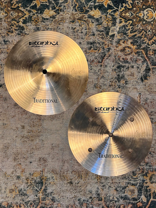 RARE Istanbul Mehmet 10” QUICK BEAT Traditional Hihats 510 652 g PERFECT