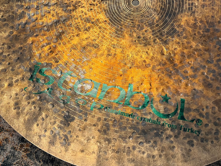 Rare Controlled Smoky ISTANBUL AGOP Signature 22” Flat Ride 2474 g CLEAN