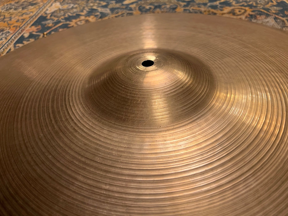 HUGE 2 FOOT VINTAGE Zildjian 1960s 24” LIGHT Ride Sizzle 3798 g Shimmering