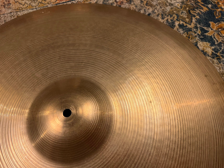 HUGE 2 FOOT VINTAGE Zildjian 1960s 24” LIGHT Ride Sizzle 3798 g Shimmering