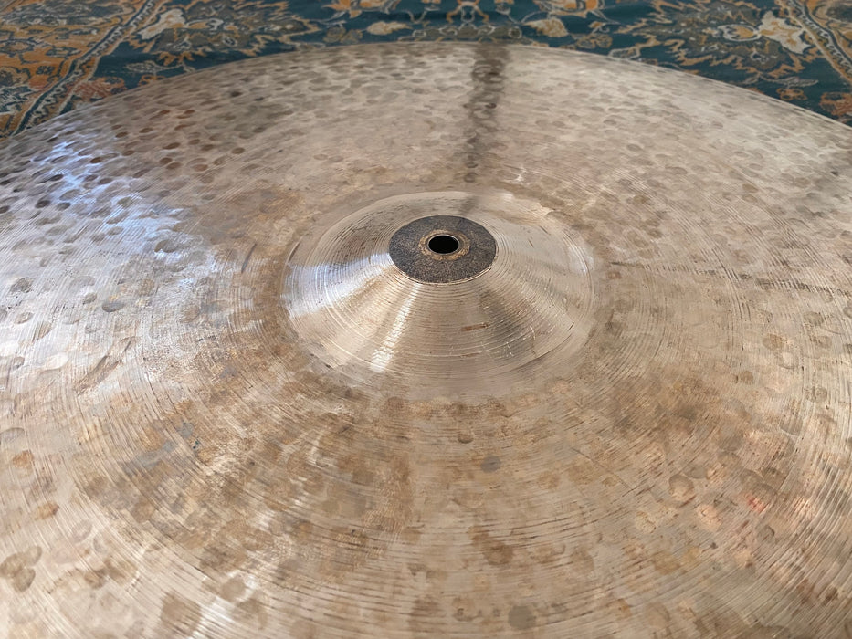 26” of BLISS! MASSIVE UNIQUE Bosphorus 26” GOLDEN BRUSHED Ride Crash 4214 g