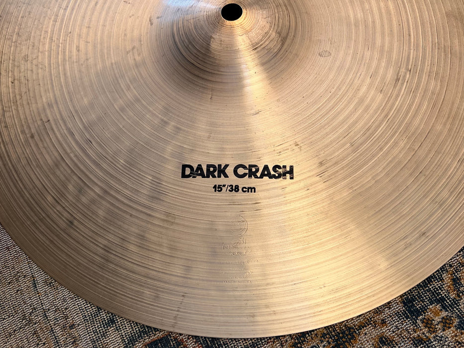 DISCONTINUED 1980s Zildjian K DARK Crash 15” 866 g TONY WILLIAMS