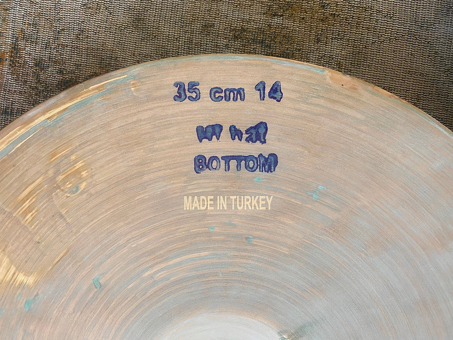 Unique DRY Complex Bosphorus CORRODO TYPE Prototype Hihats 14” 896 1030 g
