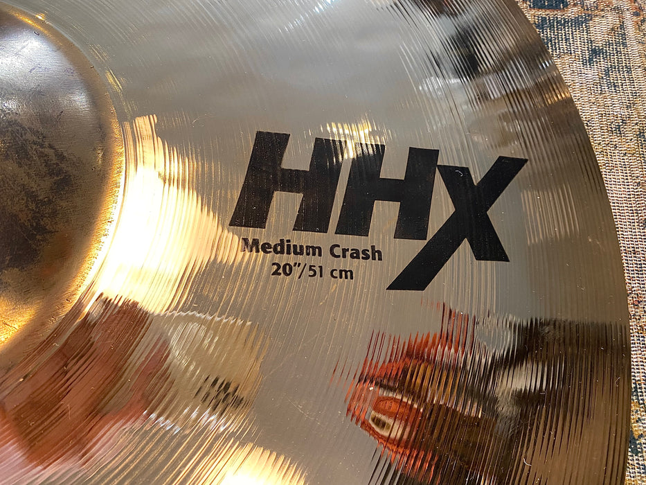 IMMACULATE IN BAG 20" SABIAN HHX MEDIUM CRASH 2120 g BRILLIANT