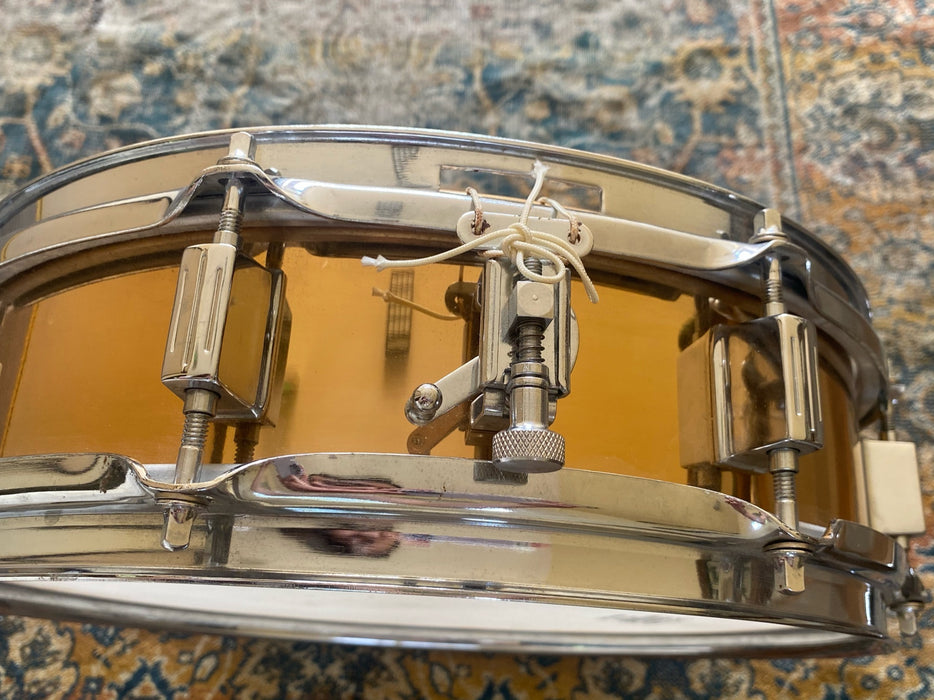 Rare Discontinued 1991 BRONZE LUDWIG PICCOLO Supraphonic 3" X 13" Snare Factory Perfect