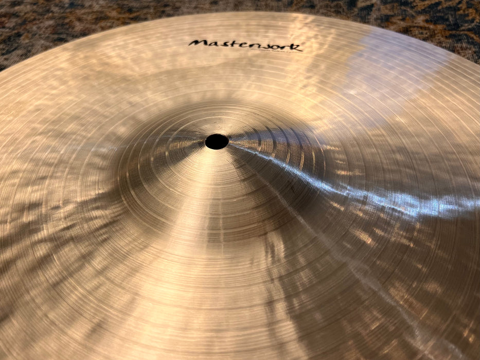 GLOWING Masterwork JAZZ MASTER 20” Paper Thin Crash Ride 1428 g