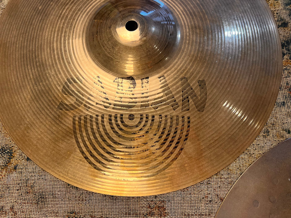 CRISP Vintage Sabian FUSION 13" Hihats AA 808 1418 g K/Z style THIN TOP