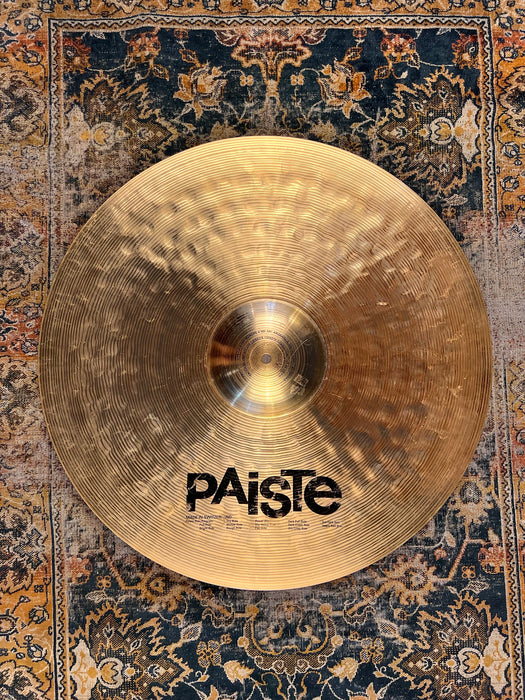 LEAD A SIMPLER LIFE! RARE Discontinued EARLY PAISTE SIGNATURE 22” DRY RIDE 3324 g