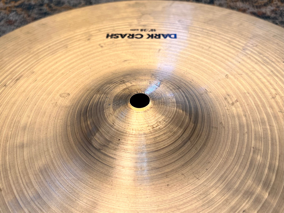 DISCONTINUED 1980s Zildjian K DARK Crash 15” 866 g TONY WILLIAMS