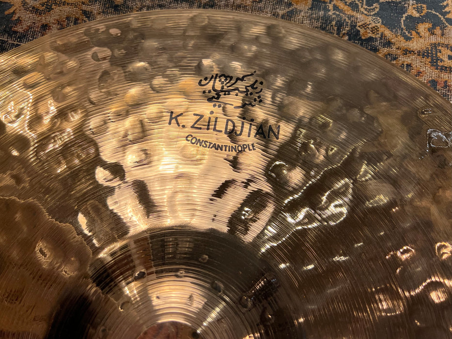 Rare ZILDJIAN K CONSTANTINOPLE Brilliant Finish 20” 2828 Gs Ride