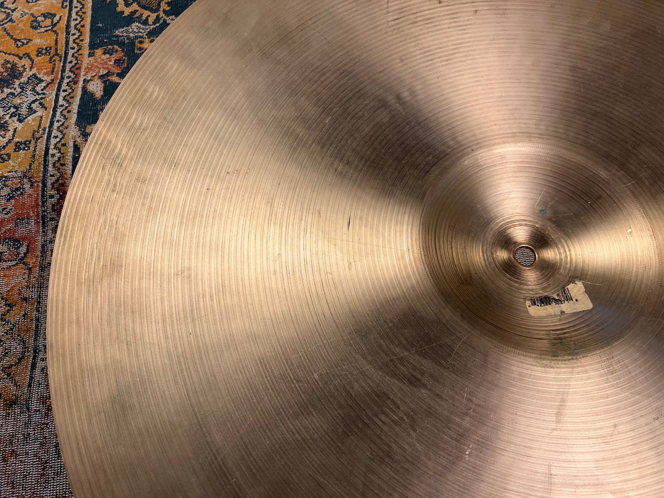 Rare MONSTROUS 22” Zildjian Factory CRASH RIDE 3162 g Discontinued