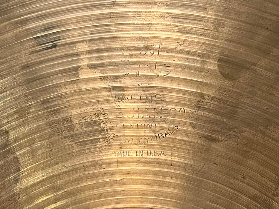 1960s Vintage Zildjian EARLY New Beat Hihats 14” 885 1292 g FACTORY STAMP