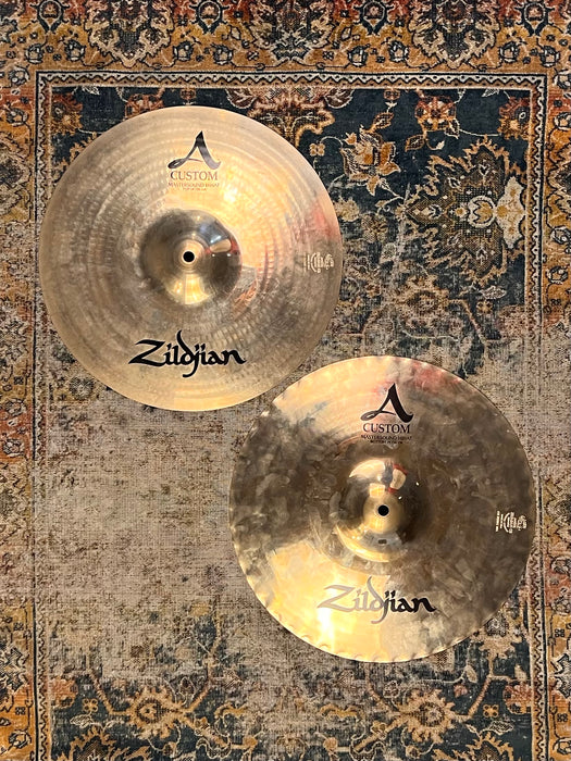 CLEAN DARK Zildjian MASTERSOUND 14” A Custom Hihats 961 1131 g DON’T PAY $500