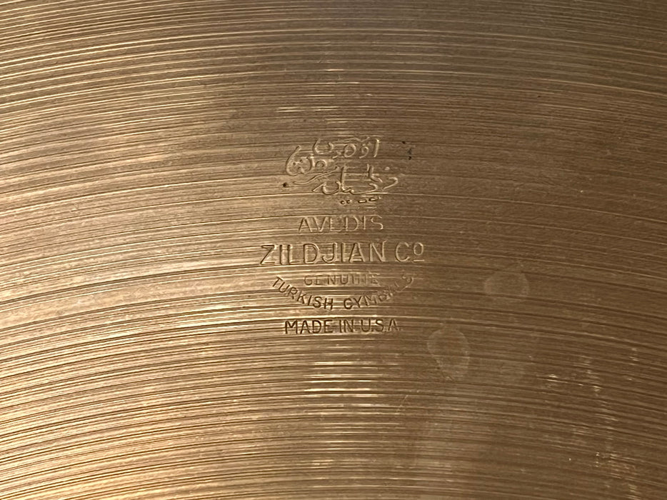 Amazing LIGHT COMPLEX Vintage Zildjian 1950s 22” Ride 2662 g Hand Hammered