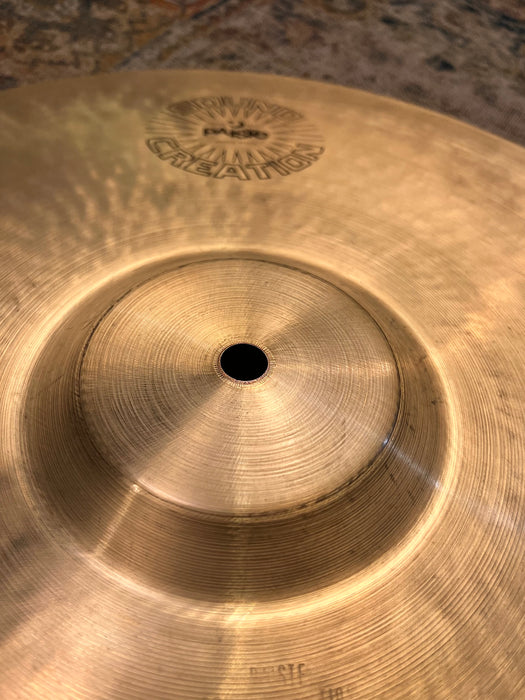 ULTRA RARE Vintage Paiste SOUND CREATION 18” SHORT CRASH 1596 g Unique Bell CLEAN