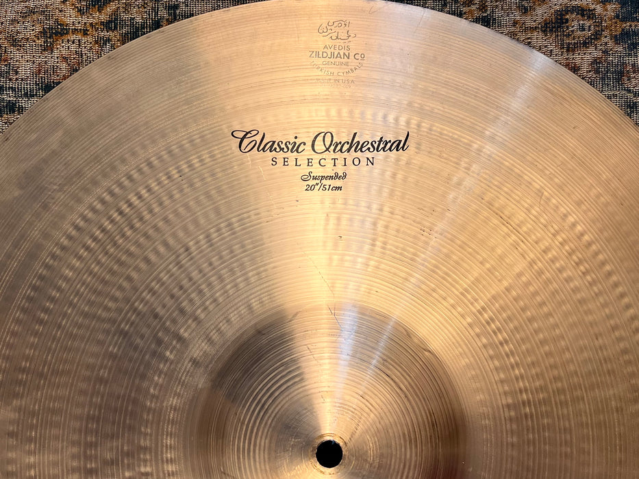 DARK Zildjian Orchestral Selection SUSPENDED Crash Ride 20” 2144 g CLEAN