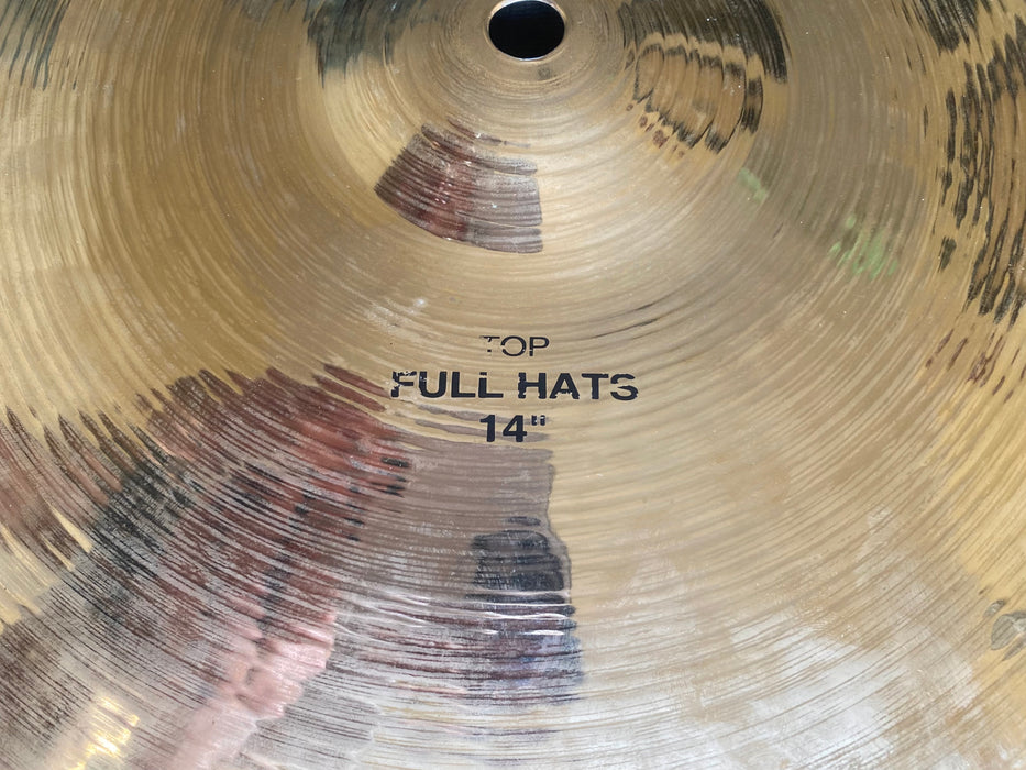 Rare Discontinued Paiste Twenty Custom FULL Hihats 992 1308 g BRILLIANT