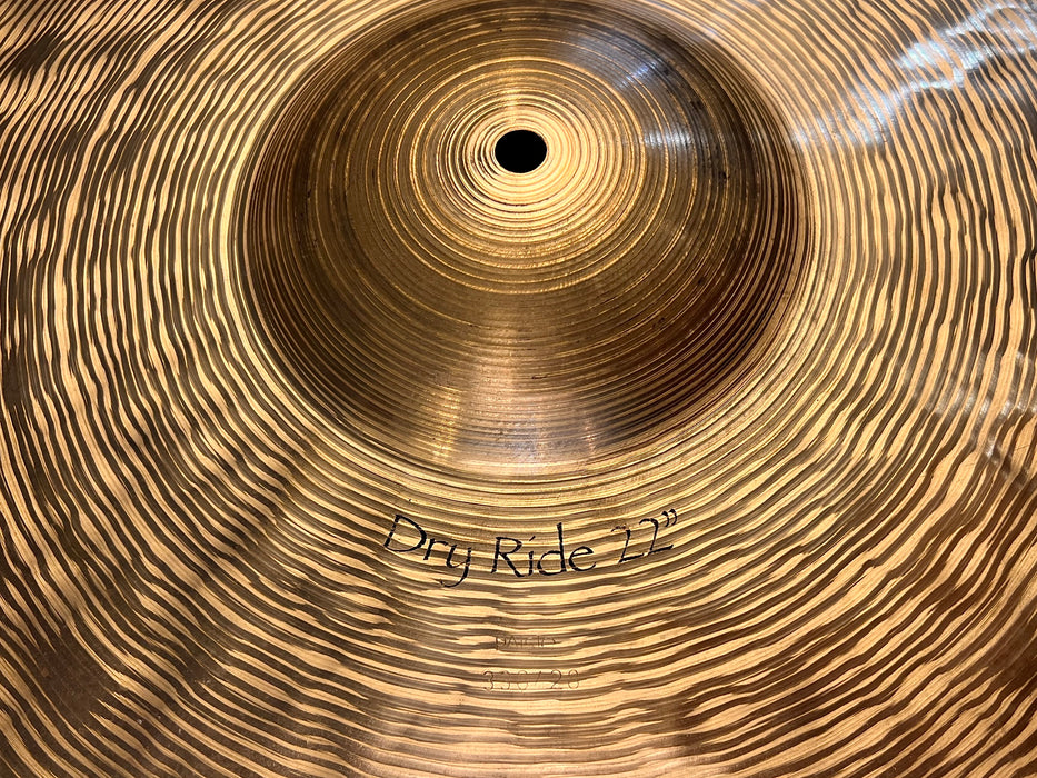 LEAD A SIMPLER LIFE! RARE Discontinued EARLY PAISTE SIGNATURE 22” DRY RIDE 3324 g