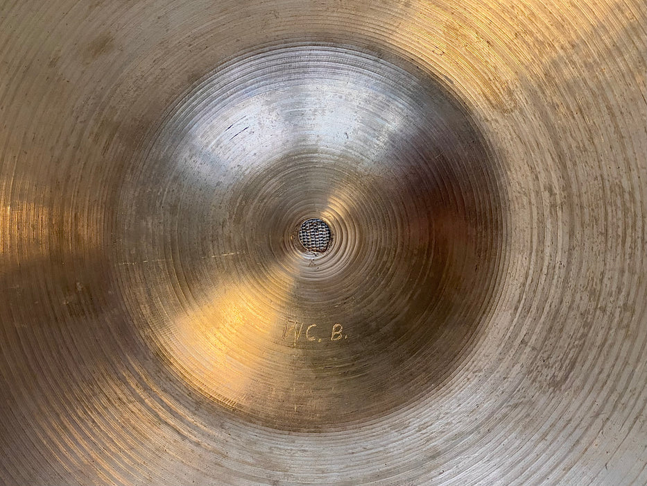 Dark DRY 1960s Vintage Zildjian 22” Ride 3732 g Fantastic