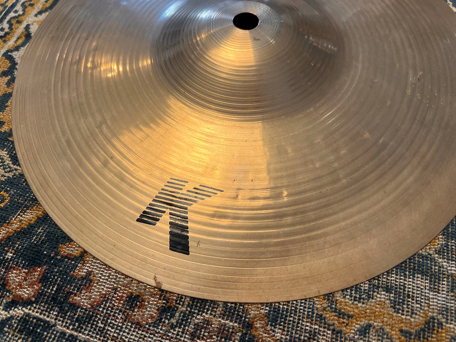 RARE THIN Zildjian 1980s K BRILLIANT SPLASH 10” 296 g CLEAN