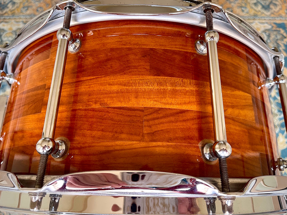 Unique Greg Gaylord CHOKTE KOK Segment 6.5” X 14” Snare GORGEOUS