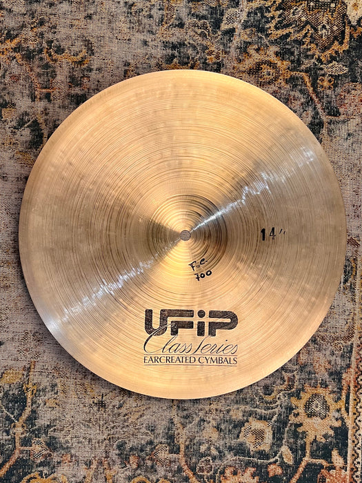 Rare AUTOGRAPHED UFIP CLASS SOUND CONTROL Crash 14” 700 g Steve Smith Todd Sucherman