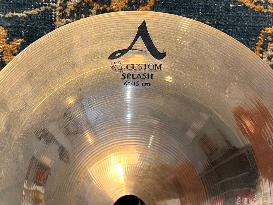 THIN Zildjian BRILLIANT A CUSTOM SPLASH 6” 86 g CLEAN