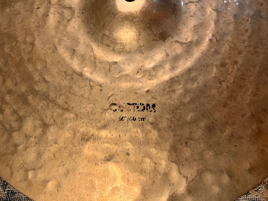 SUPER RARE DRY Zildjian 16" K CUSTOM RIDE YES a SIXTEEN! 1486 g CONTROLLED