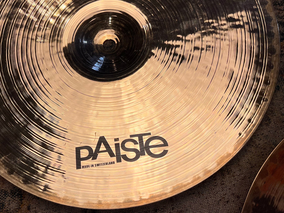 No Longer Made BRILLIANT Paiste Twenty Custom FULL Hihats 1032 1319 g