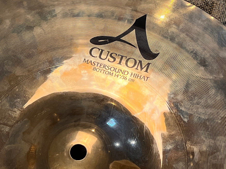 CLEAN DARK Zildjian MASTERSOUND 14” A Custom Hihats 961 1131 g DON’T PAY $500