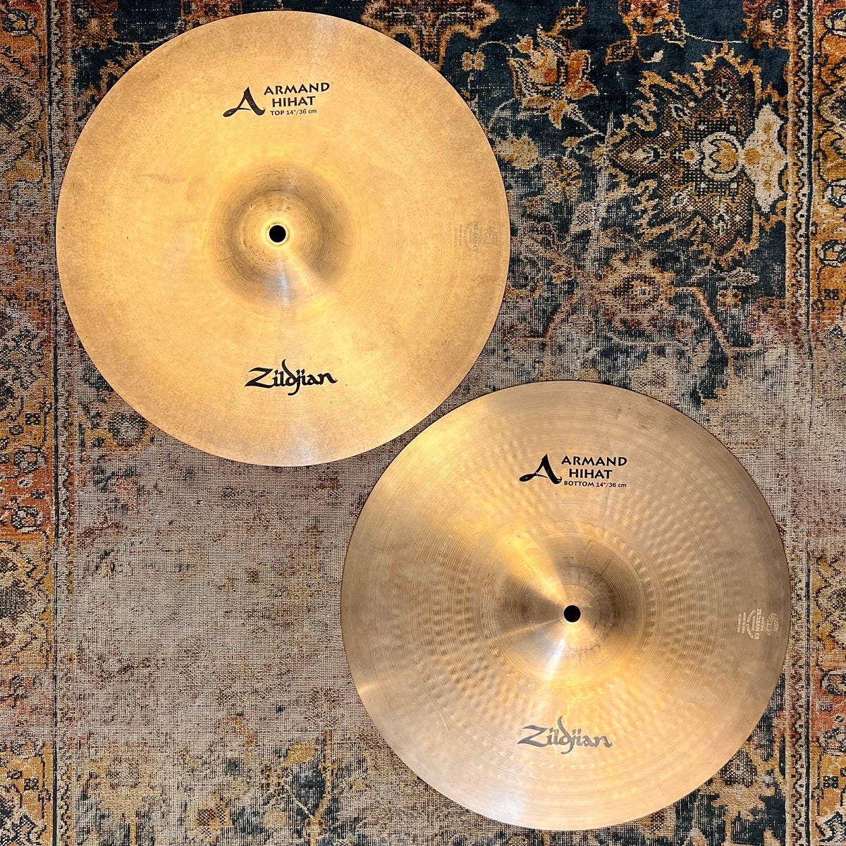 CRISP CLEAN ZILDJIAN ARMAND Hihats 14” 1002 1264 g No