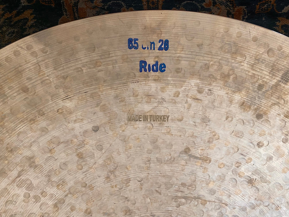 26” of BLISS! MASSIVE UNIQUE Bosphorus 26” GOLDEN BRUSHED Ride Crash 4214 g