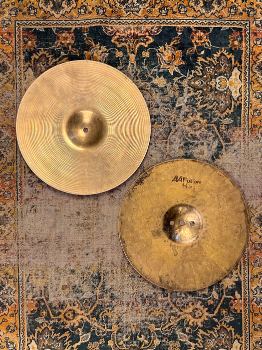 CRISP Vintage Sabian FUSION 13" Hihats AA 874 1436 g K/Z style