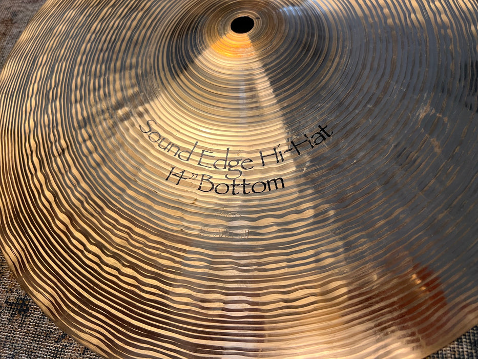 Crisp Clean Semi-Dark Paiste Signature SOUND EDGE 14” Hihats 1056 1118 g