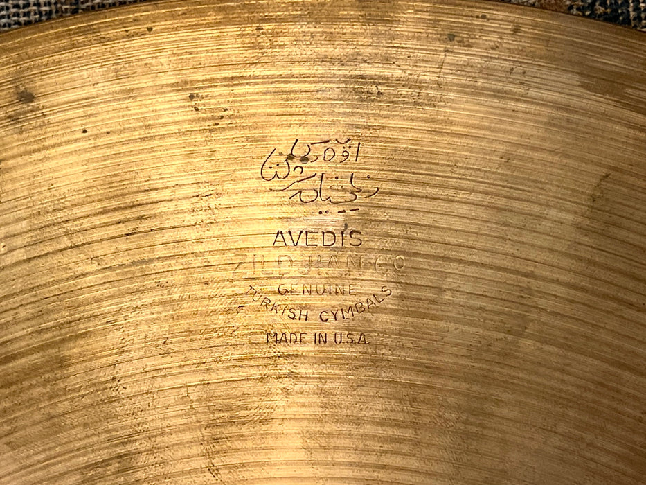 PAPER THIN Complex 1960s Vintage Zildjian 14” Hihats 822 920 g LIGHT