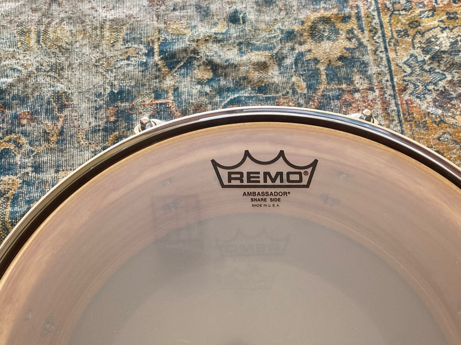 SIGNED Unique EXOTIC Craviotto SOLID ASH SHELL 6.5" X 13" Snare Drum CLEAN