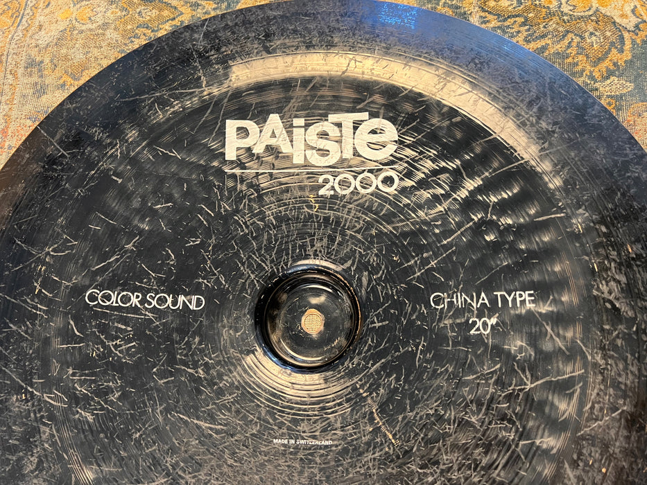ORIGINAL Paiste 2000 COLORSOUND CHINA 20” 1788 g Bozzio