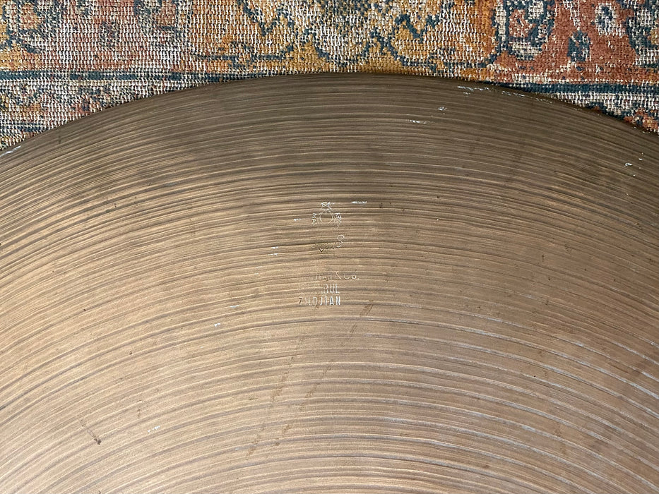 ULTRA RARE 24” Vintage Zildjian ISTANBUL K 3692 g DARK DRY