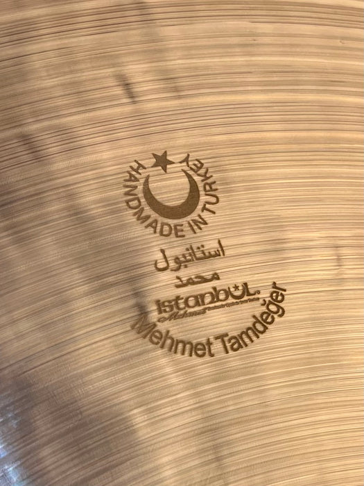 Dark Low Pitched Smoky Focused Istanbul Mehmet Vezir Flat Ride 20” 1936 g