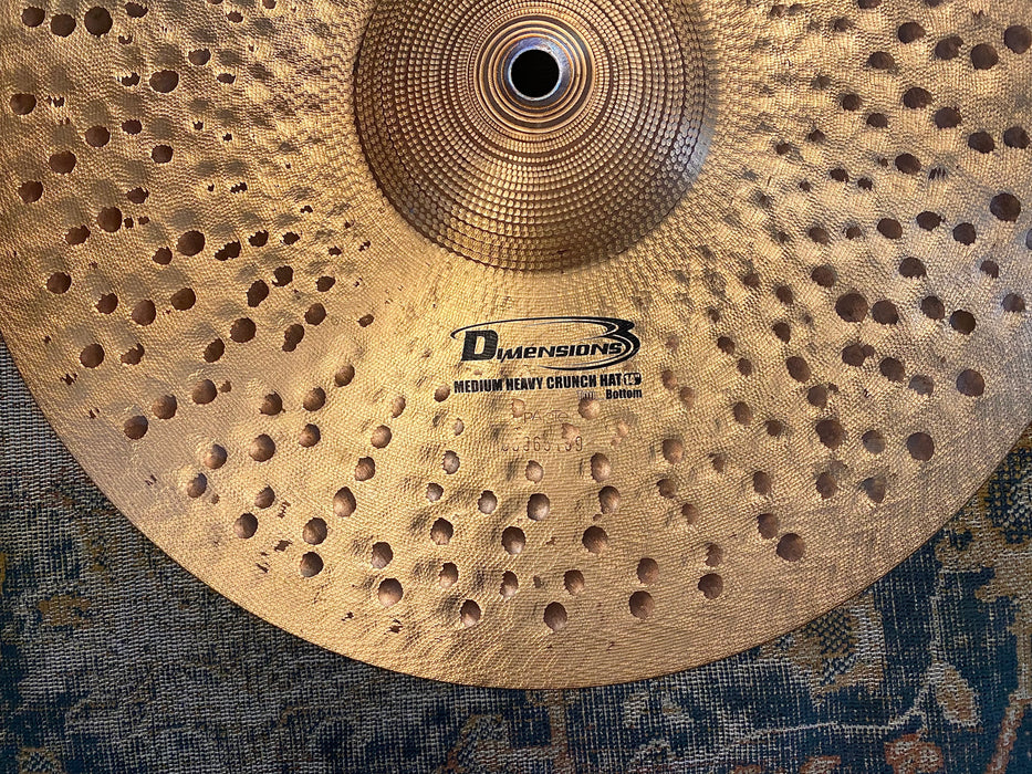 Discontinued Paiste Dimensions Medium Heavy Crunch Hihats 14” 966 1358 g PERFECT