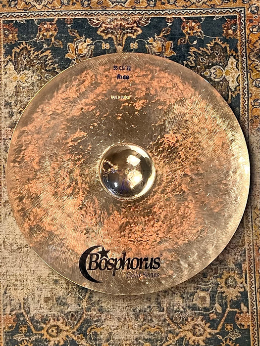 Gorgeous DRY Bosphorus RAW GOLD Ride 22” 3000 g MINT