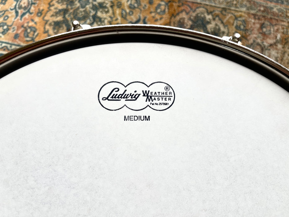 Ltd Ludwig Super Ludwig COB Supraphonic BRASS 6.5” X 14” w NICKEL HARDWARE