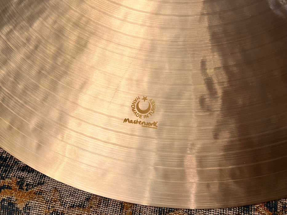 GLOWING Masterwork JAZZ MASTER 20” Paper Thin Crash Ride 1428 g