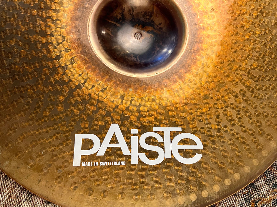 Paiste DAVE LOMBARDO RUDE REIGN 22” POWER RIDE 3818 g DARK HUGE BELL