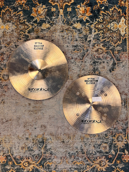 RARE Istanbul Mehmet 10” QUICK BEAT Traditional Hihats 510 652 g PERFECT