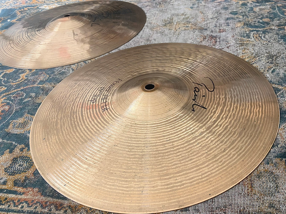 PAISTE SIGNATURE 13” HEAVY POWER Hihats 942 1058 g ULTRA CRISP