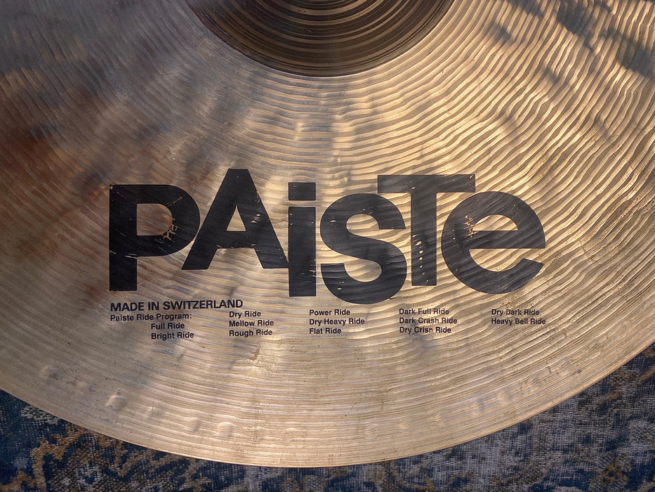 Ultra RARE Early Paiste Signature 19” DRY RIDE YES a NINETEEN! 2186 g