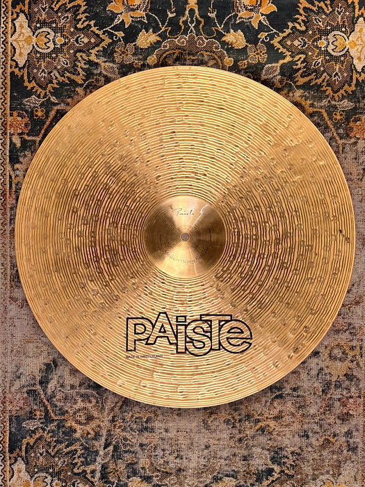 Rare Discontinued DRY Paiste TRADITIONAL Medium Heavy Ride 20” 2397 g CLEAN