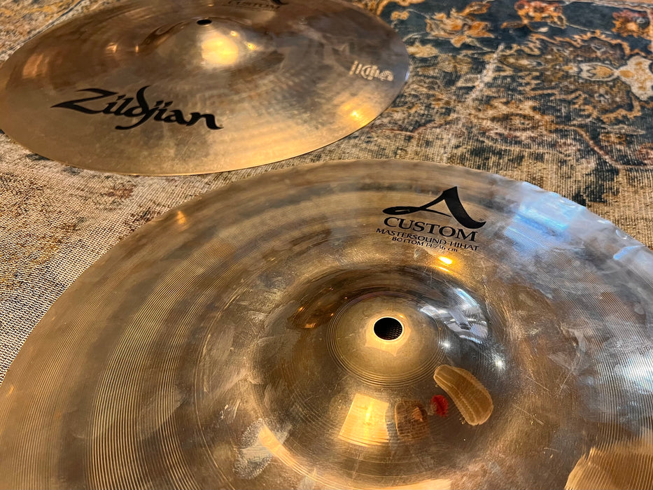 CLEAN DARK Zildjian MASTERSOUND 14” A Custom Hihats 961 1131 g DON’T PAY $500